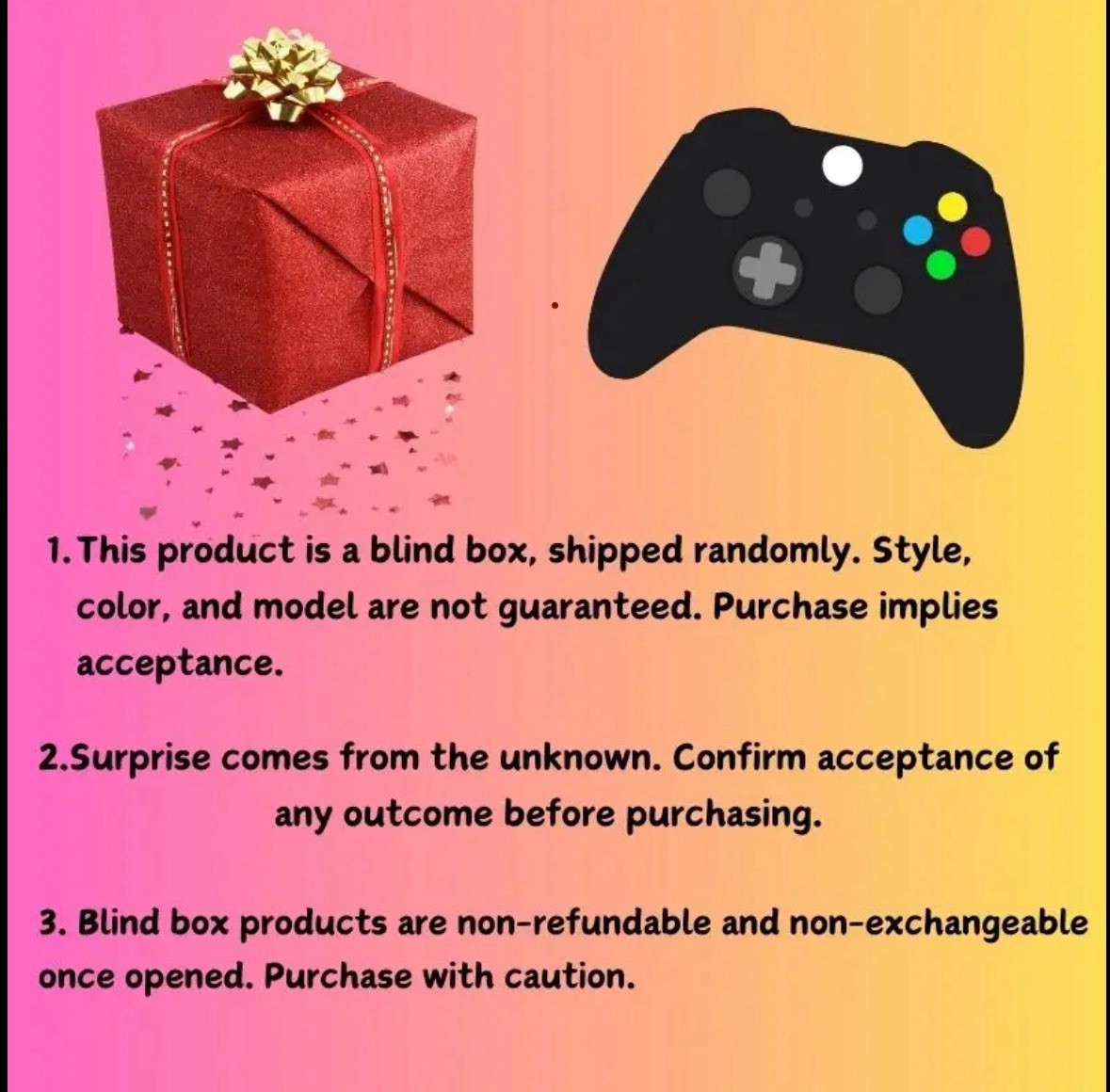 SUPER HOT Like You! Mystery MEGA Loot Electronic Gaming Box Console For Gamers