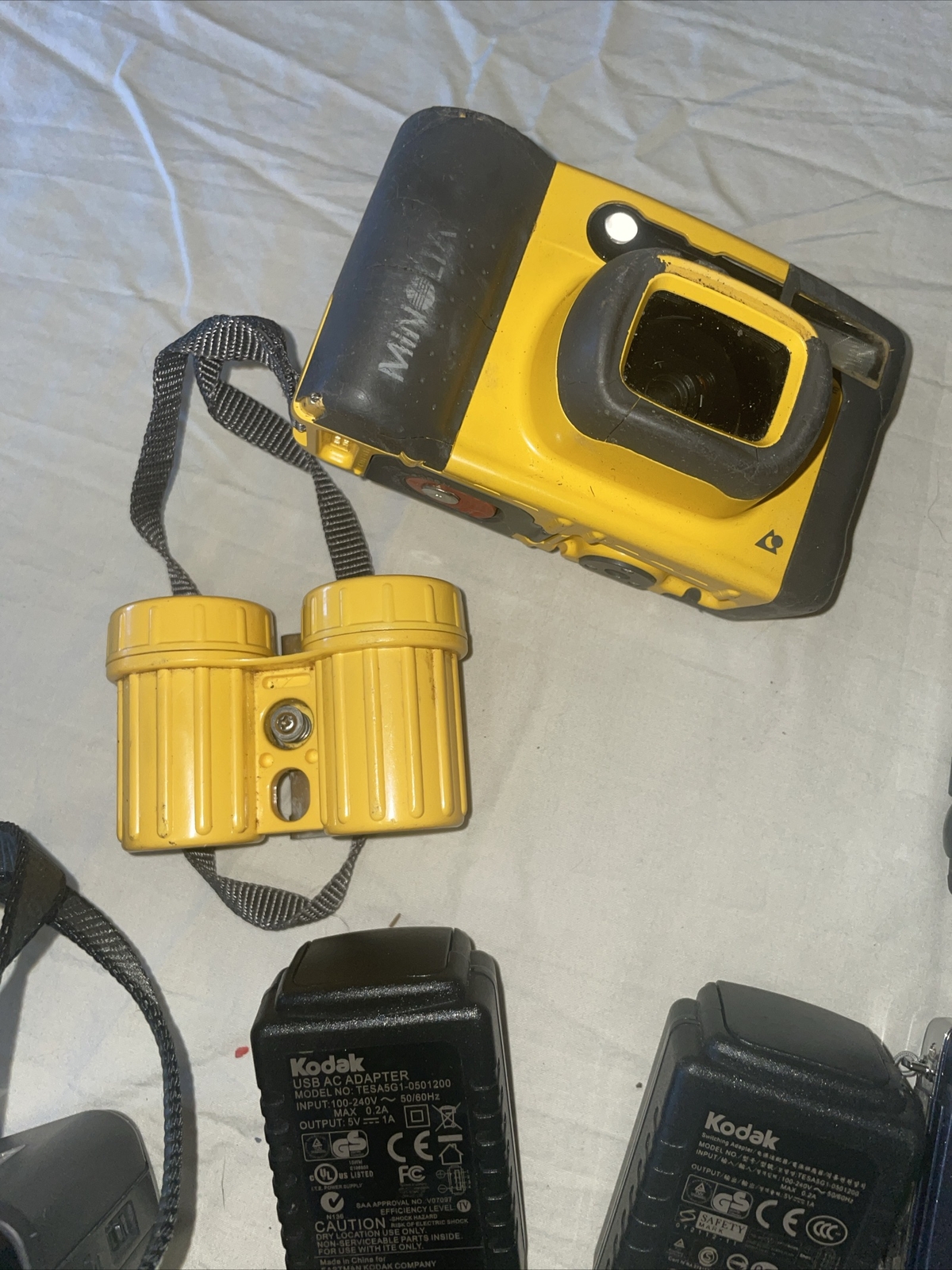 Assorted Lot Of Small Electronics Sony Pentax Minolta Jensen