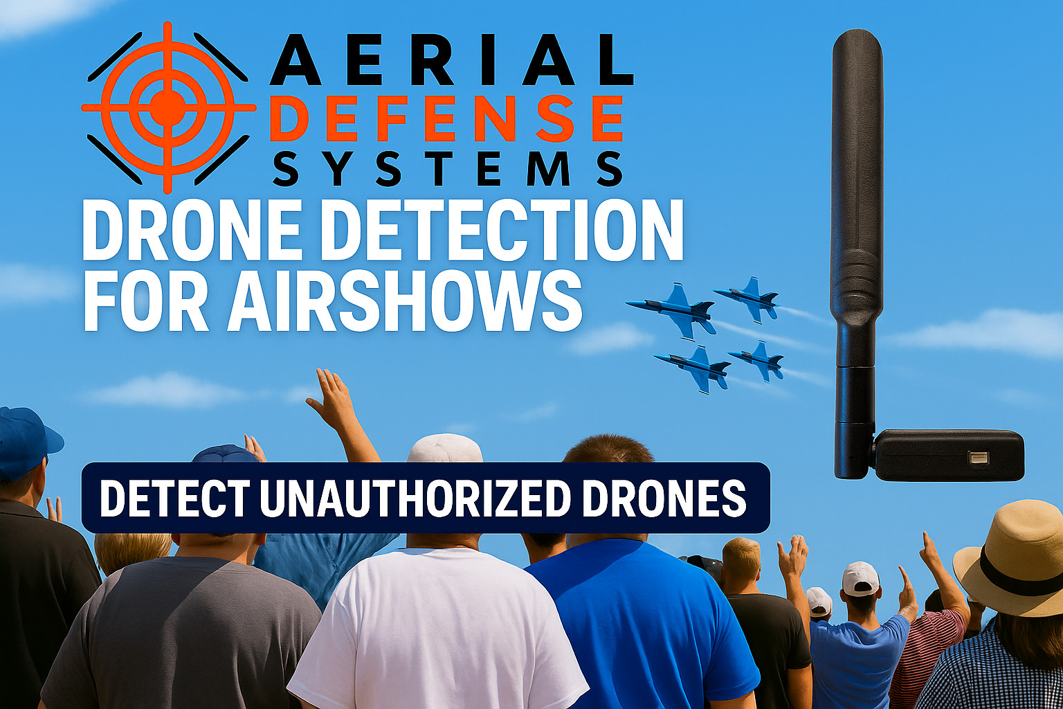 Police Drone and Pilot Detection Device –Handheld Remote ID Receiver for Phone