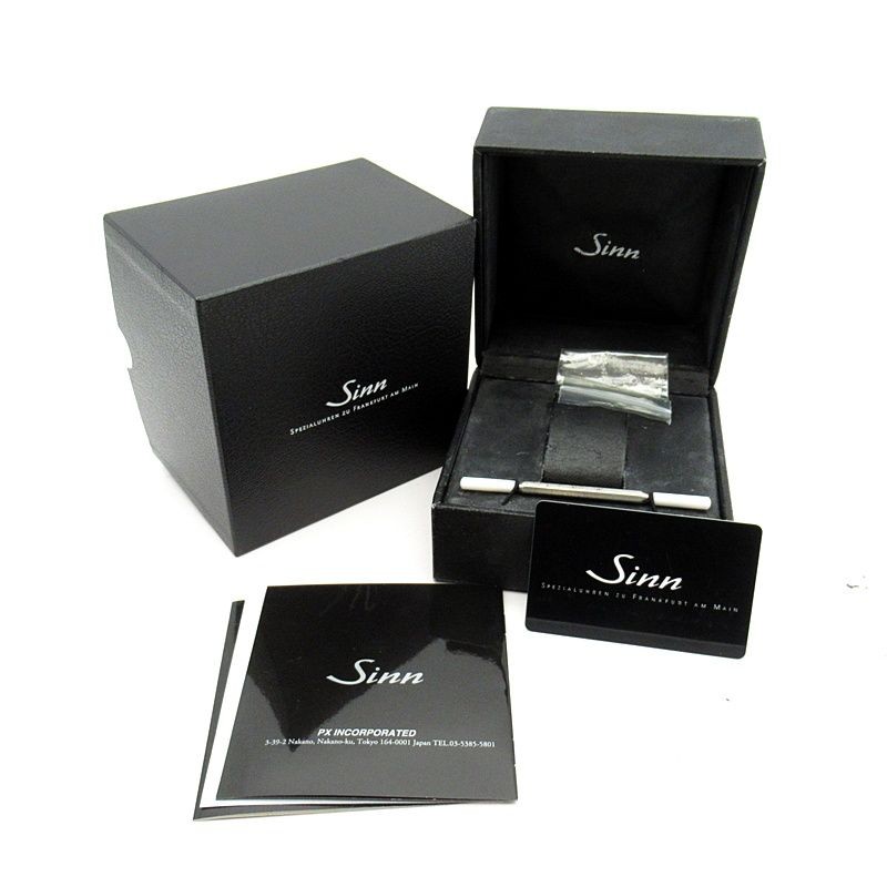 Sinn Watch 756 Chronograph 40mm Stainless Steel Men’s Black Dial w/Box, Warranty