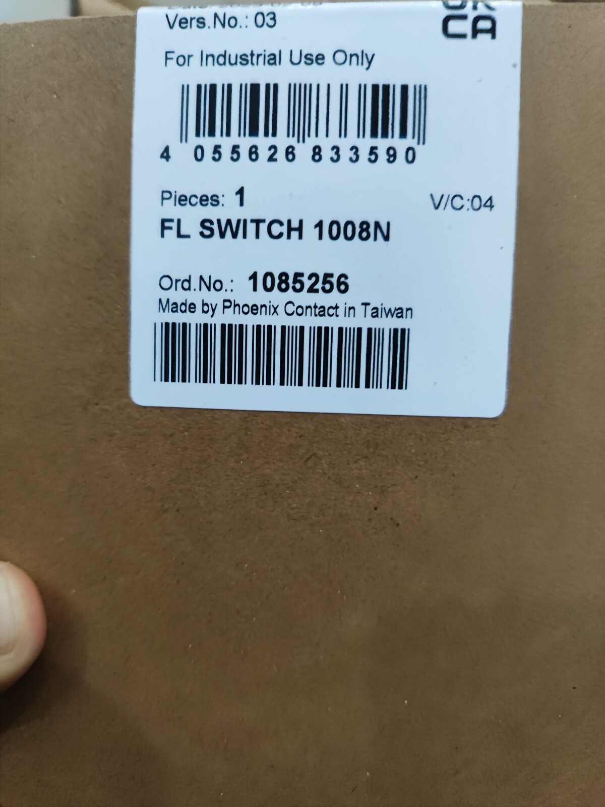 Phoenix Contact 1085256 FL SWITCH 1008N Industrial Ethernet Switch ALL NEW BOX