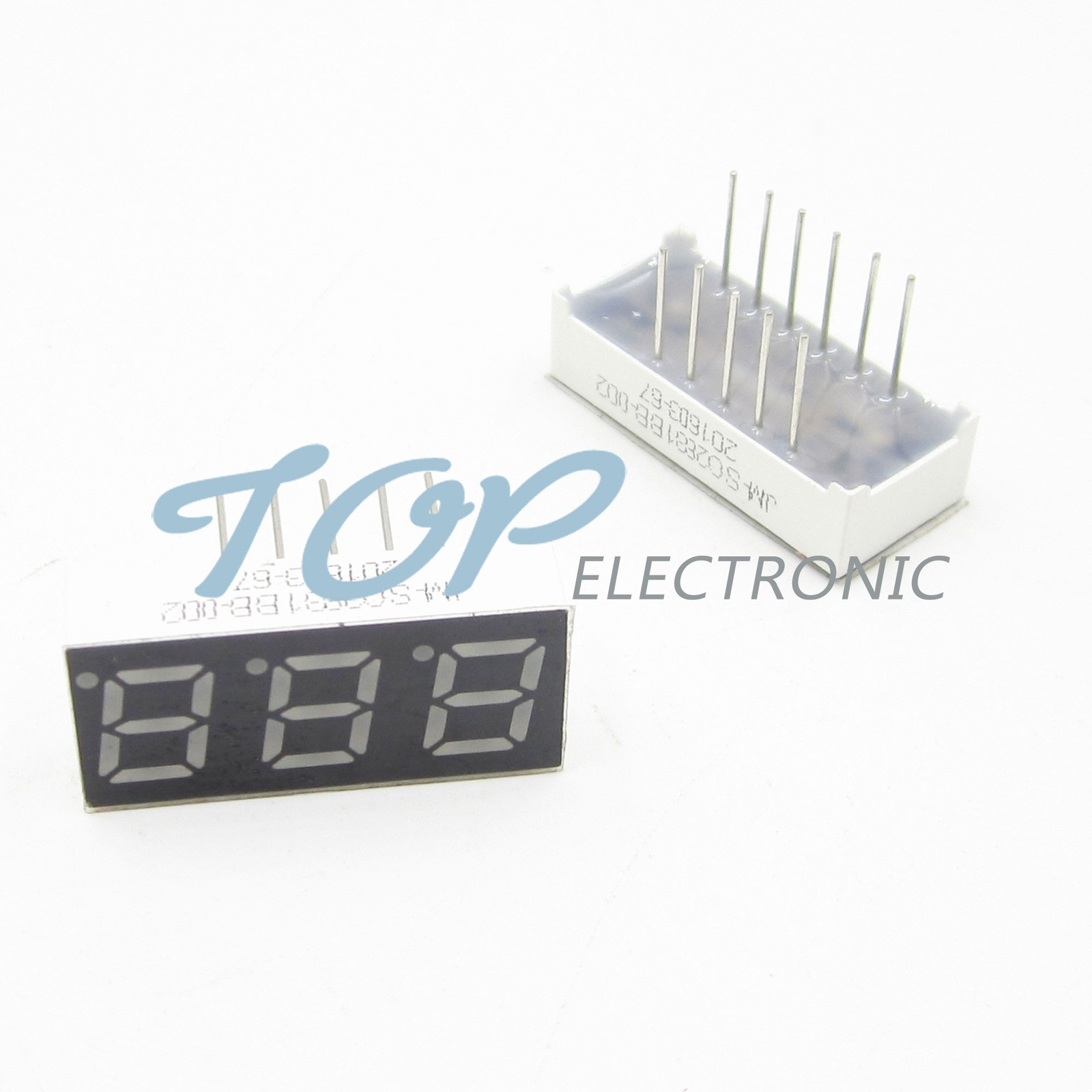 10PCS 0.28 inch 3 digit led display 7 seg segment Common anode Blue