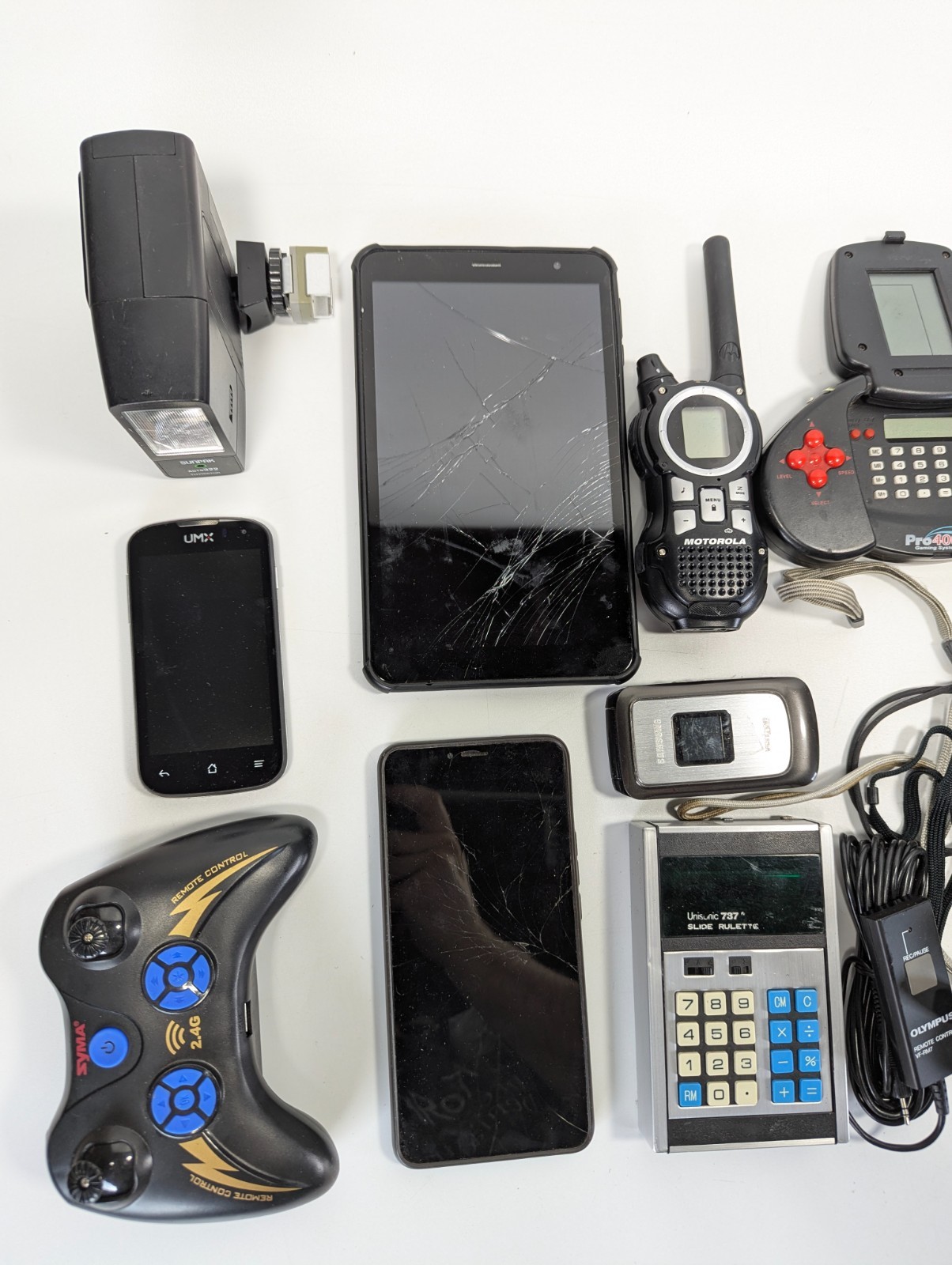 Electronics Lot for Parts/Repair – Samsung Canon Kodak Cameras Phones Tablet