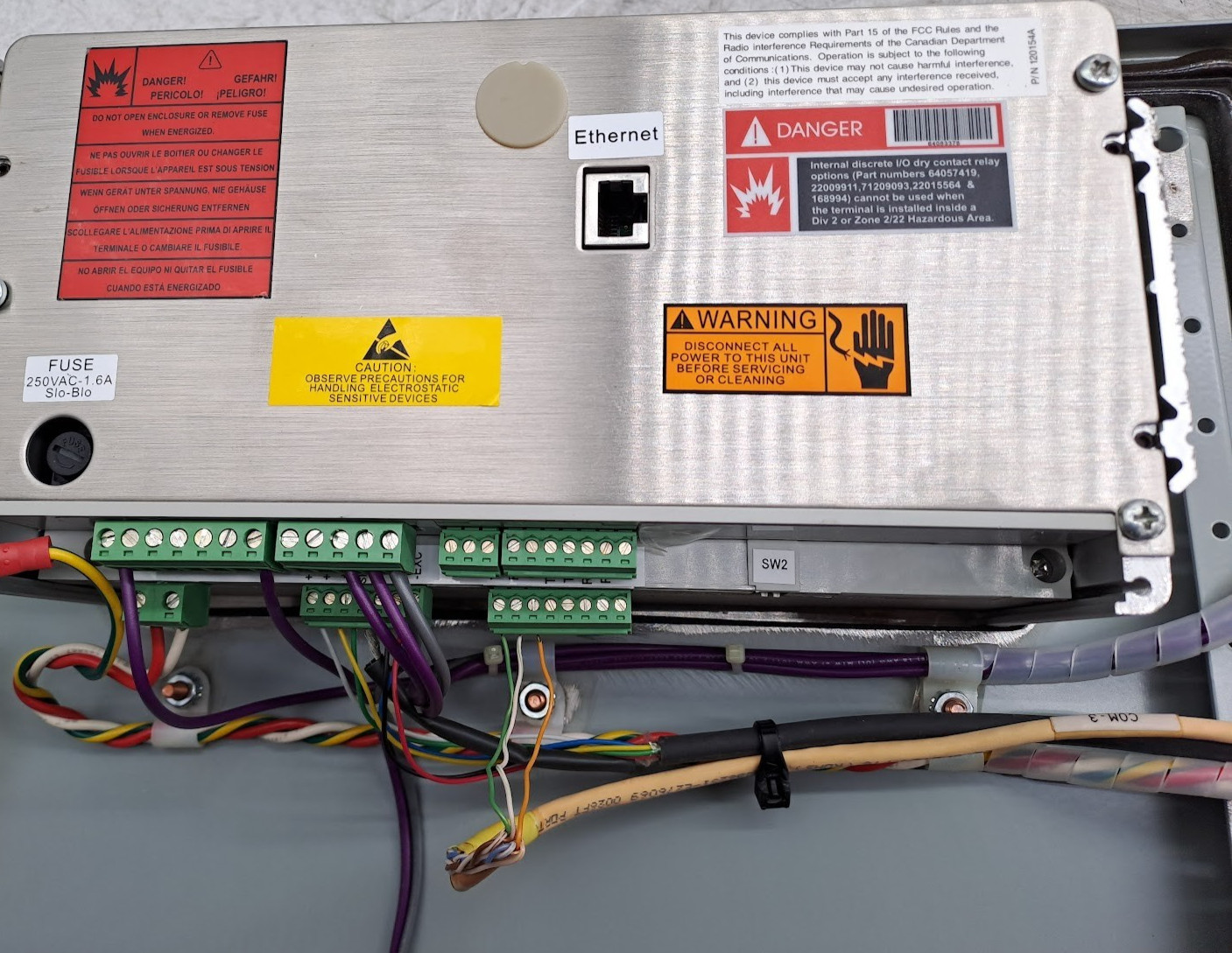 Mettler Toledo IND9D56 with WEIDMULLER 8739140000