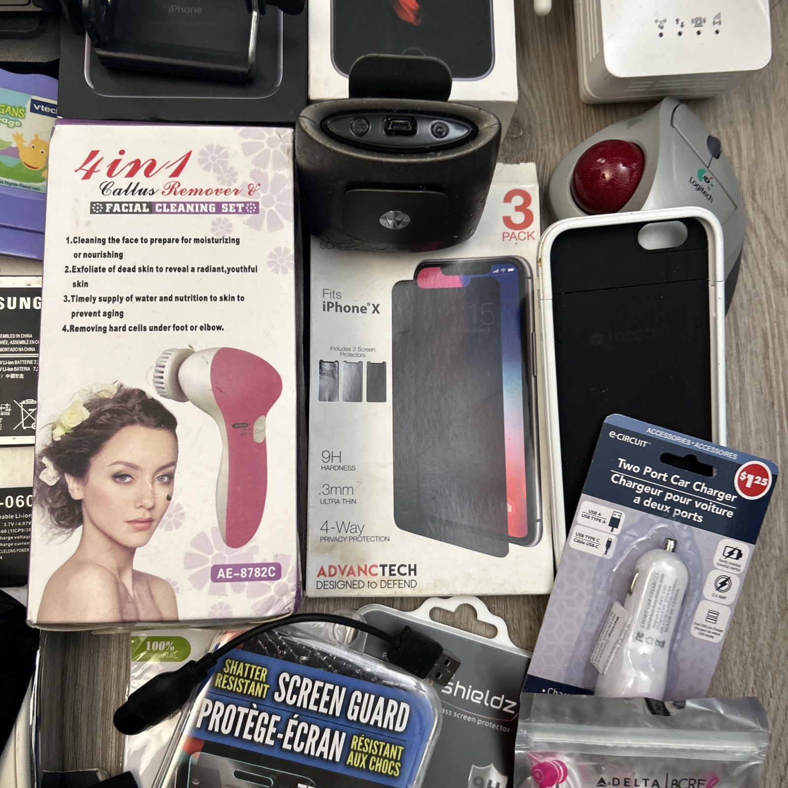 Electronics Reseller PARTS Lot Apple Logitech Microsoft Amazon Sandisk Untested