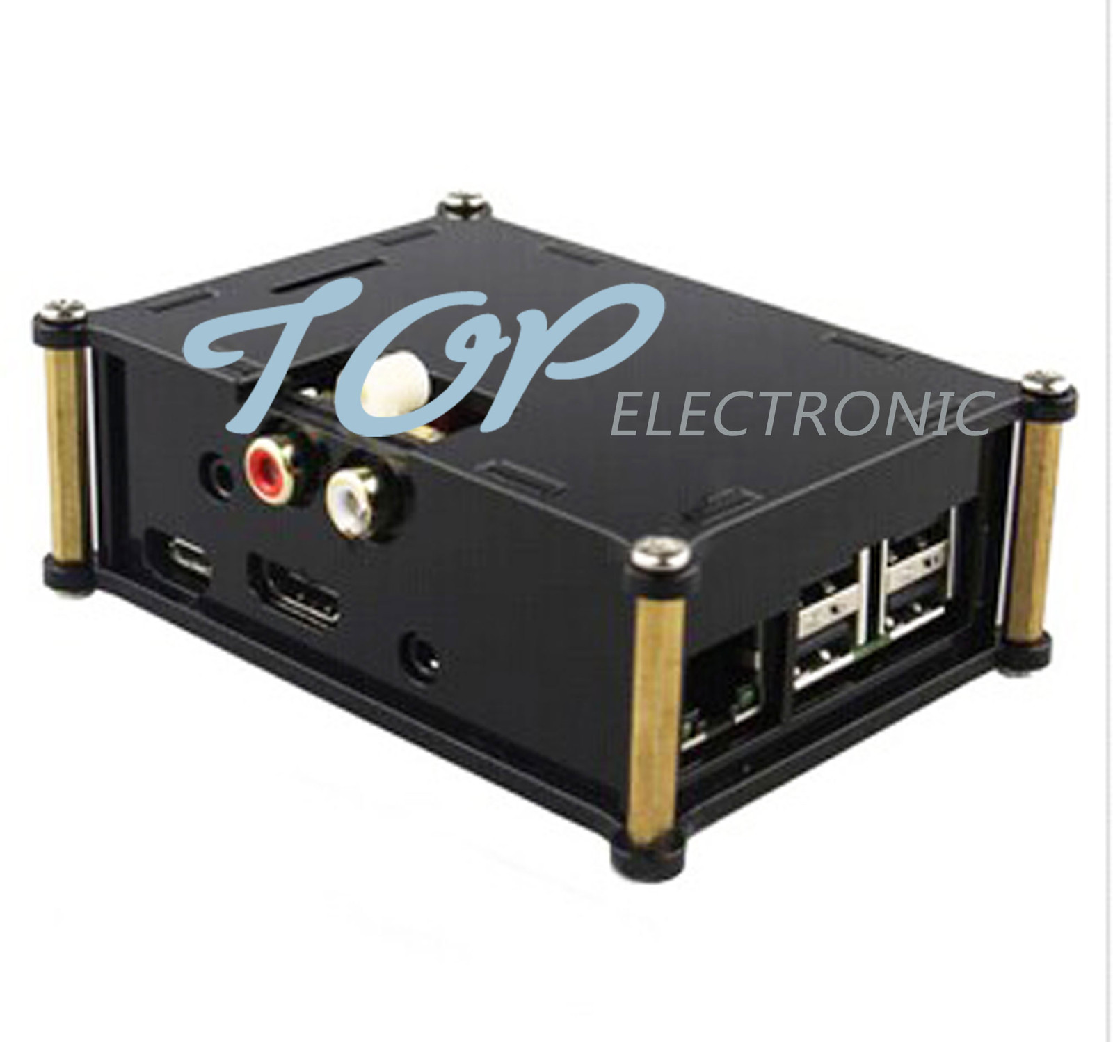 New Acrylic Case for Raspberry Pi 2 B / B+ I2S Interface HIFI DAC+ Audio Card