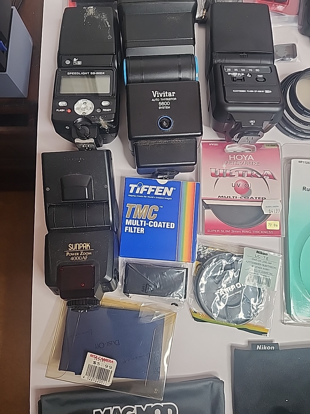 Assorted Lot Of Photography Equipment/ Parts ~ Cables, Electronics ~ AS IS Mixed