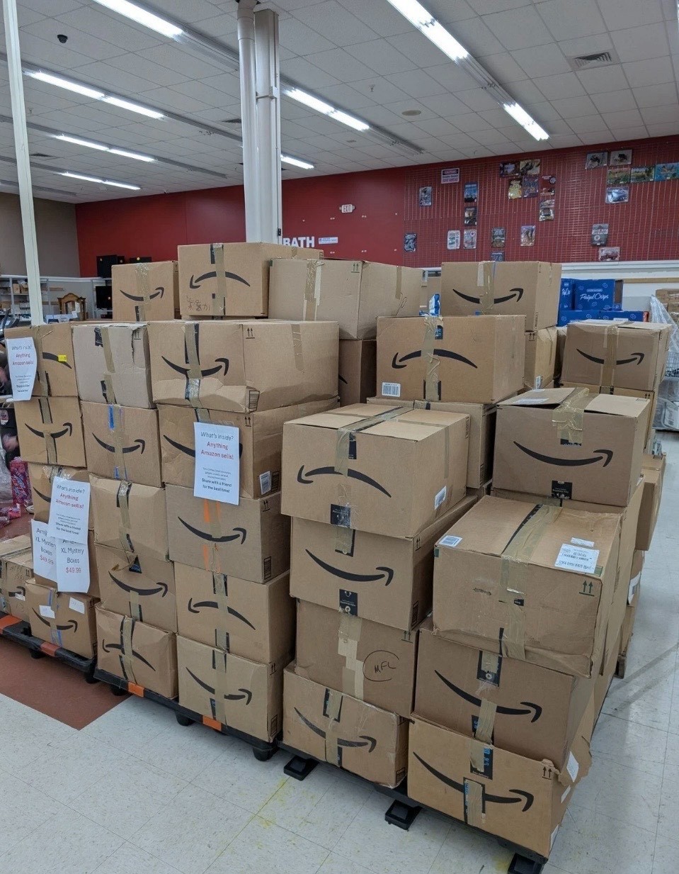 Mystery Box – Amazon, Walmart,Target- surprise assortment (16 x 12 x 8)