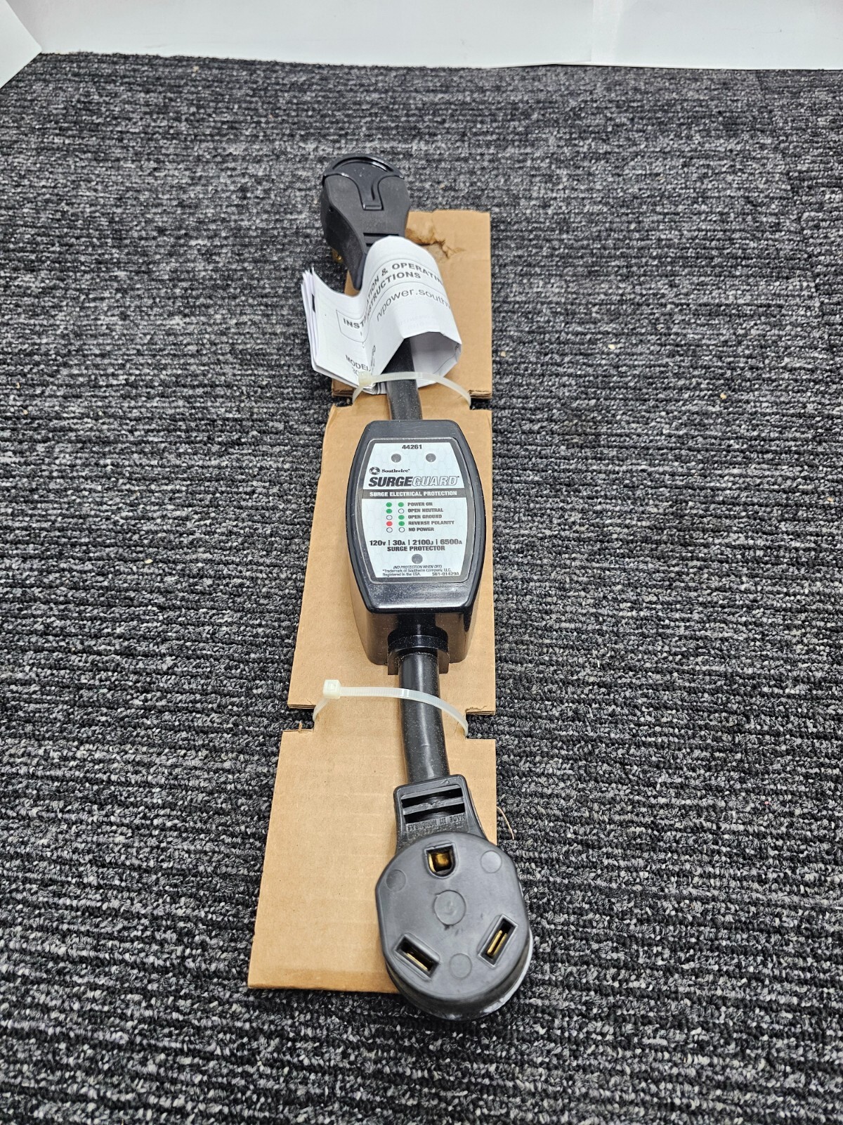 Southwire 44261 Surge Guard Entry Level 30 Amp Portable RV Surge Protector 120V