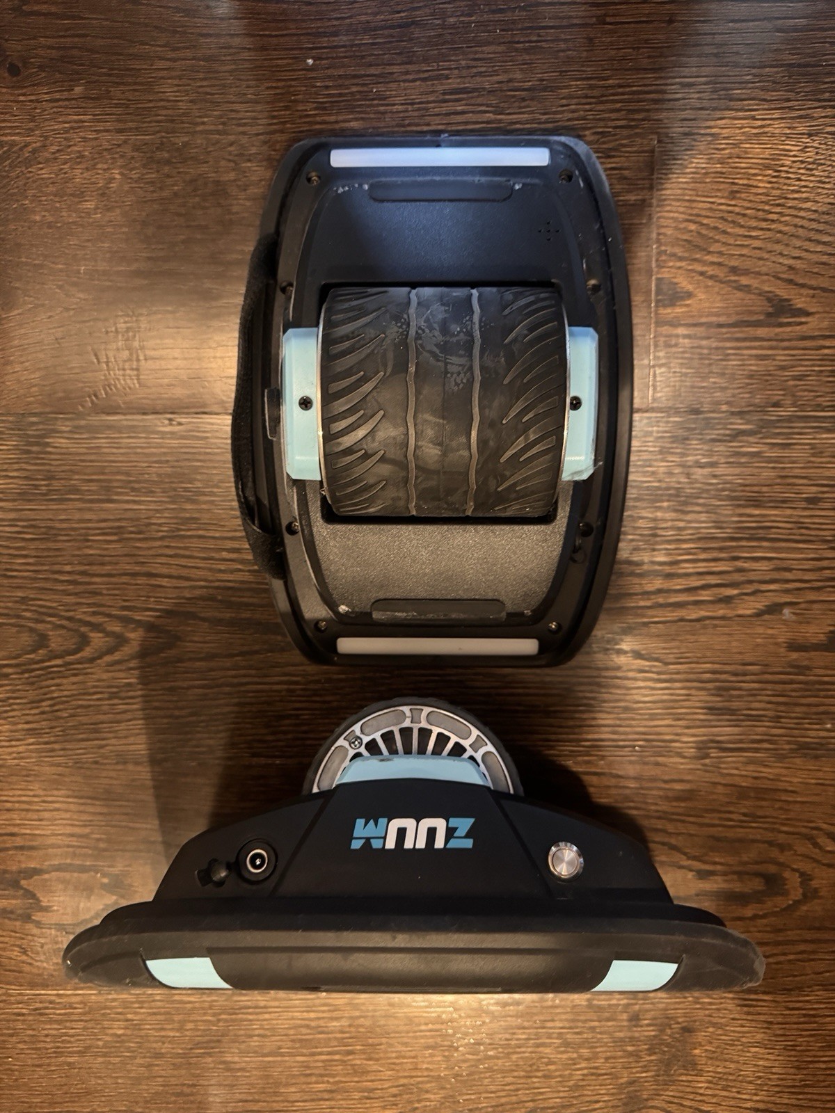ZUUM Self Balancing E-Skates Seated Electric Scooter, Black/Blue