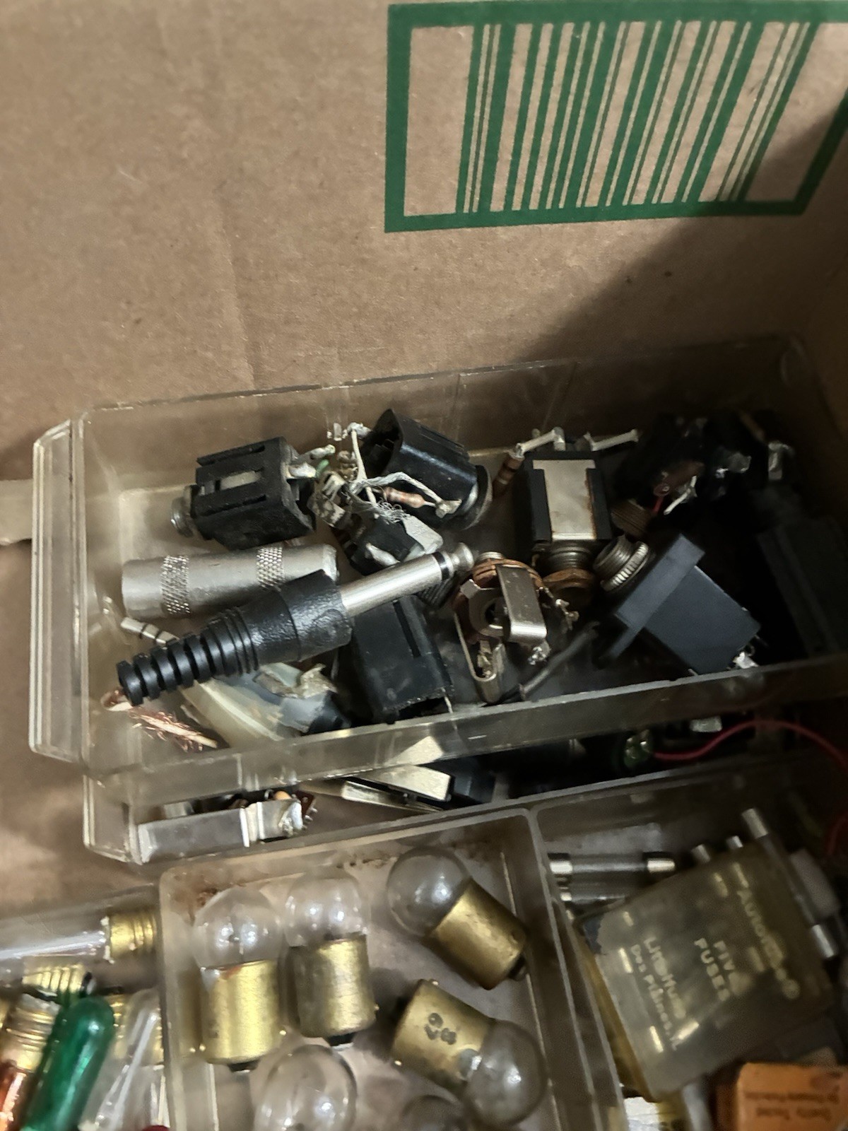 Bulk Electronics Parts Lot – RCA Jacks, Switches, Wiring, Etc– DIY Repair