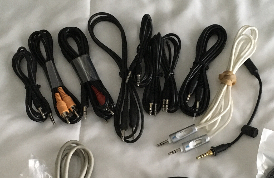 Electronic Cords & Cables Assortment, Plus More