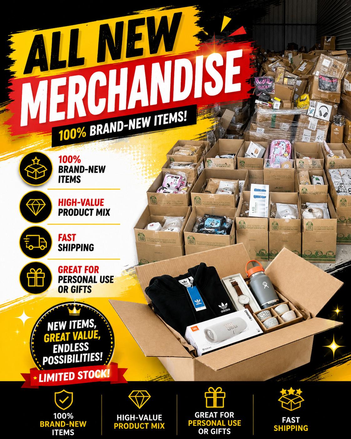 Walmart General Merchandise Mystery Box – Mixed Inventory