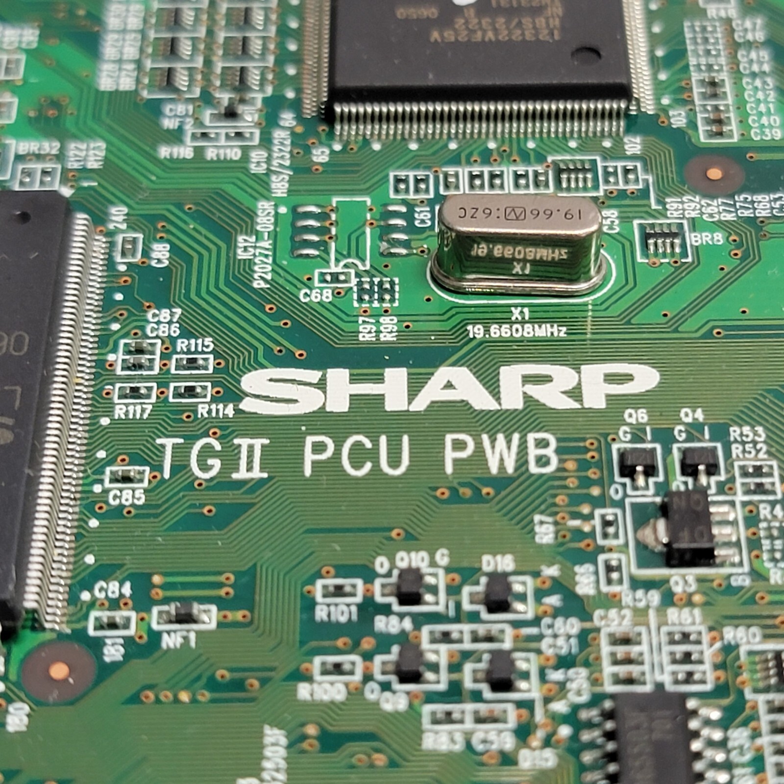 OEM Sharp Engine Control Board TGII PCU PWB 2-X1637DS WITH MODULE 4-n1485fc