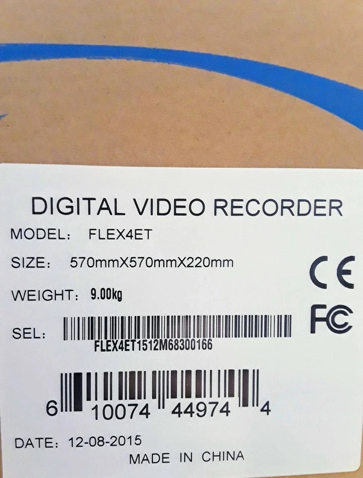 IC Realtime FLEX4ET 4-Channel Digital Video Recorder DVR Security System NEW