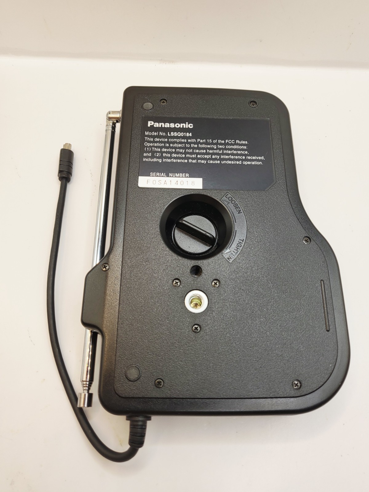 Panasonic Camcorder TV Tuner receiver Adapter LSSQ0184