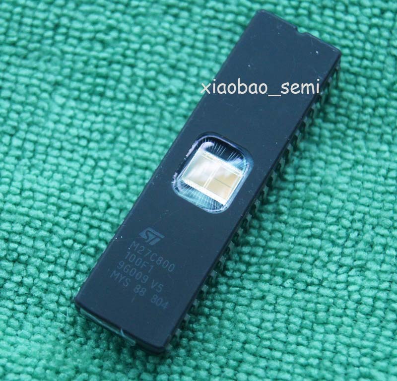 10pcs M27C800-100F1 27C800 ST IC EPROM UV 100NS 42CDIP