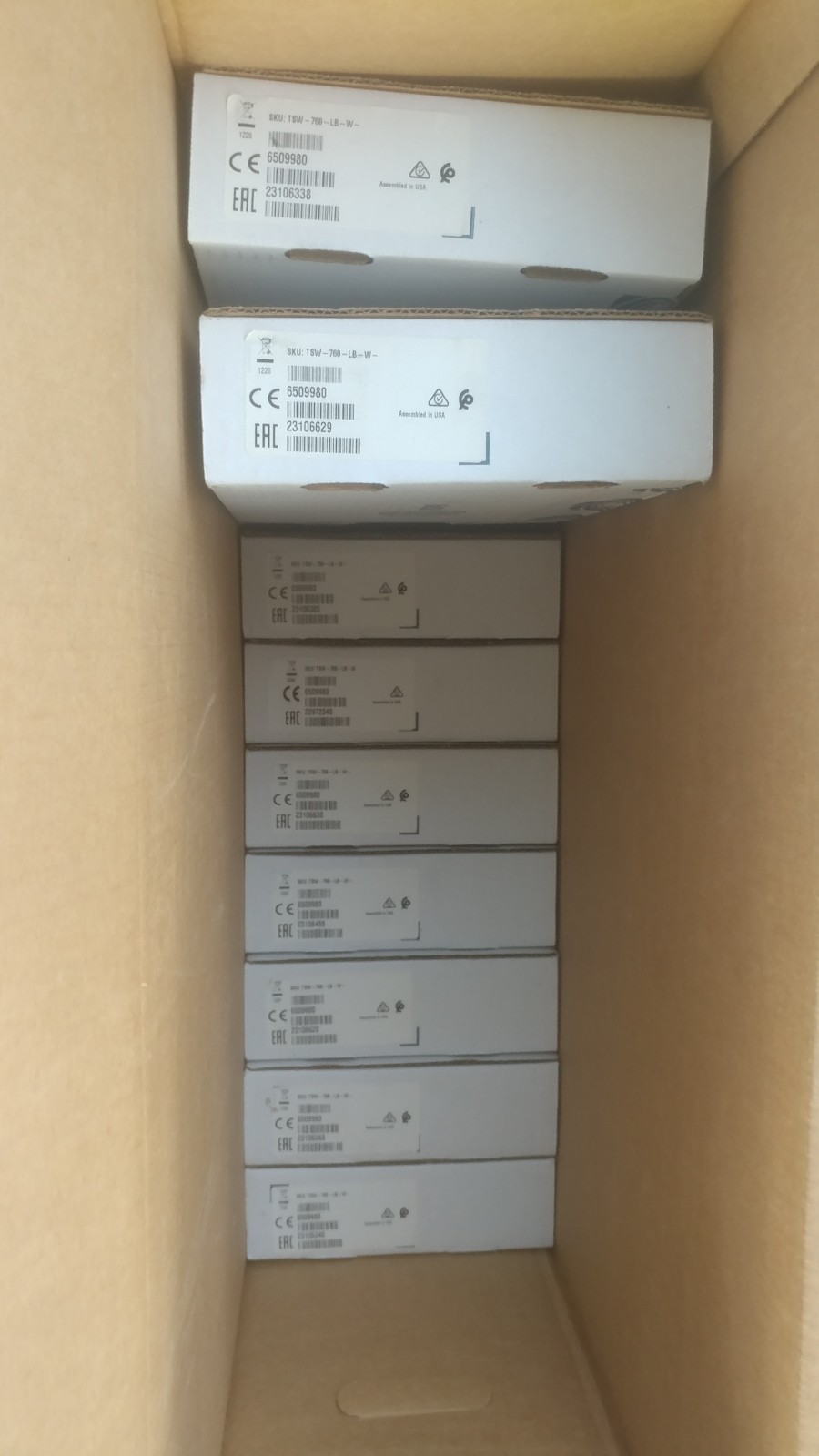 Lot of 12 TSS-7, TSW-760, or TSW-760-NC 6509980 Room Availability Light Bars