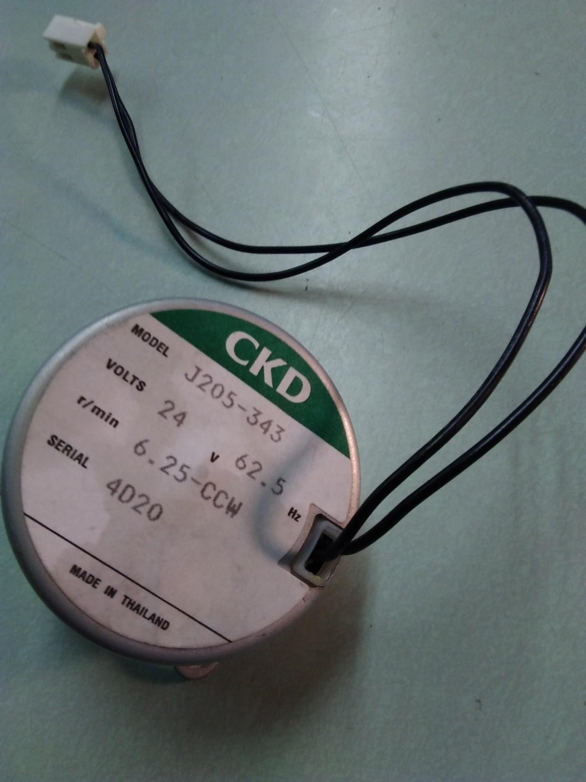 CKD J205-343 24 VOLT SYNCHRONOUS TIMER MOTORS 6.25