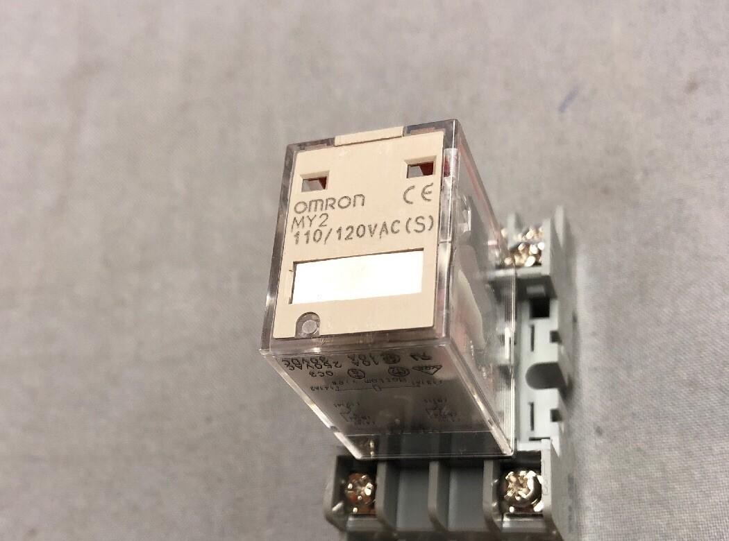 Omron Relay MY2 110/120 VAC With Base