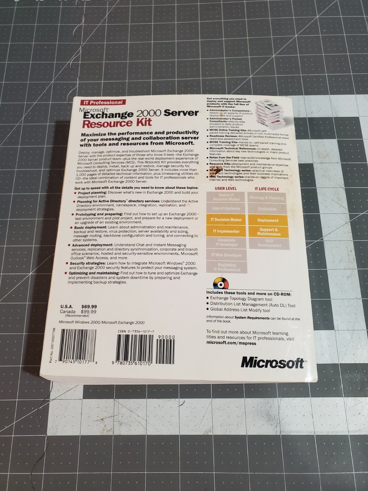 Microsoft Exchange Server Resource Kit IT Professional Book and CD