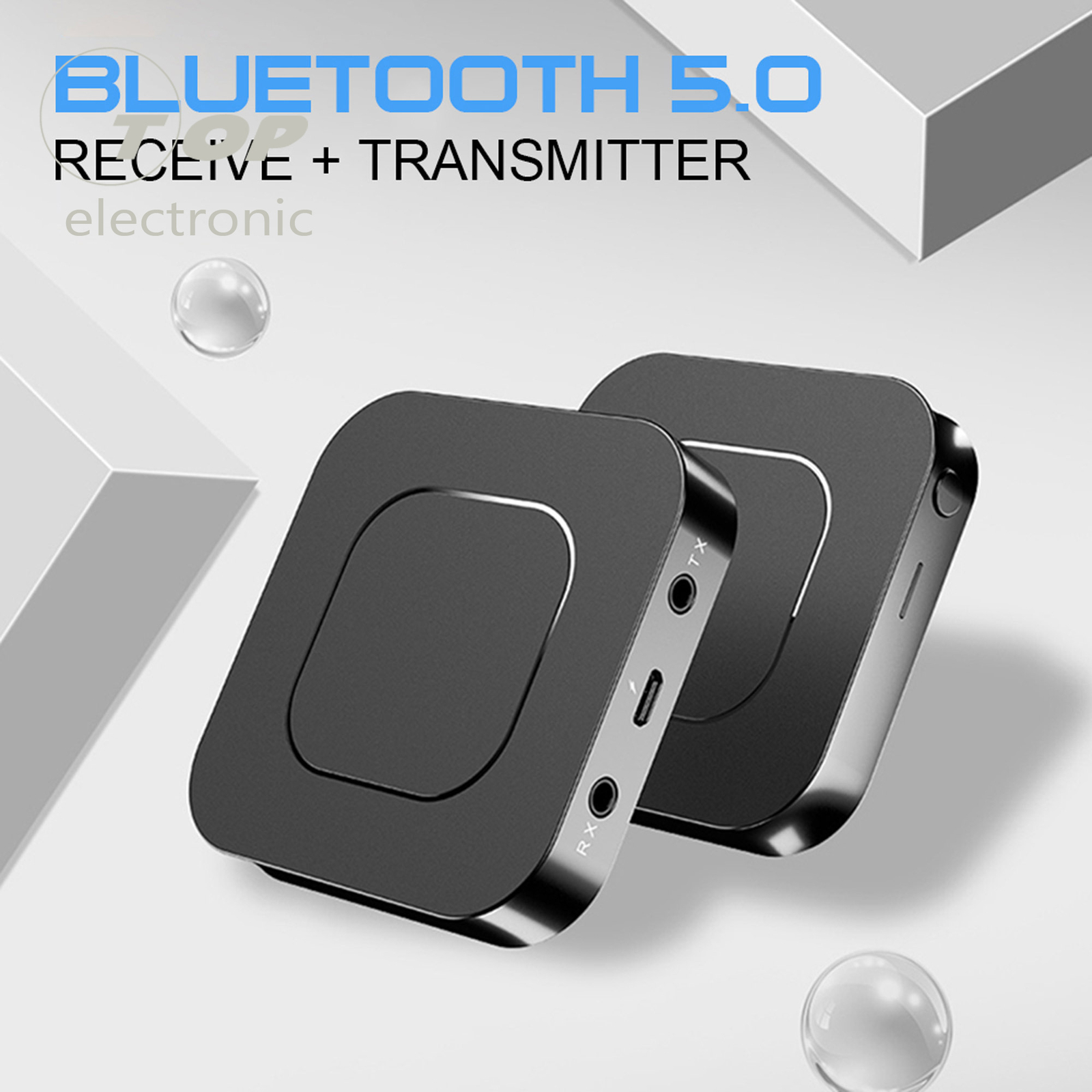Bluetooth 5.0 Audio Receiver Transmitter 2 IN1 RCA Stereo Music Wireless Adapter