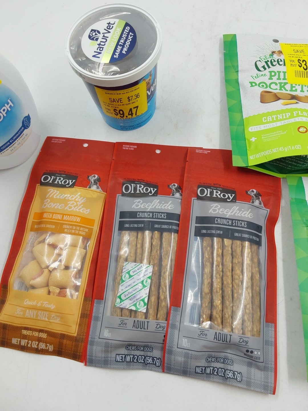 Lot Of Dog Essentials & Treats (Nothing Expired) & 3 Pcks Of Cat Nip