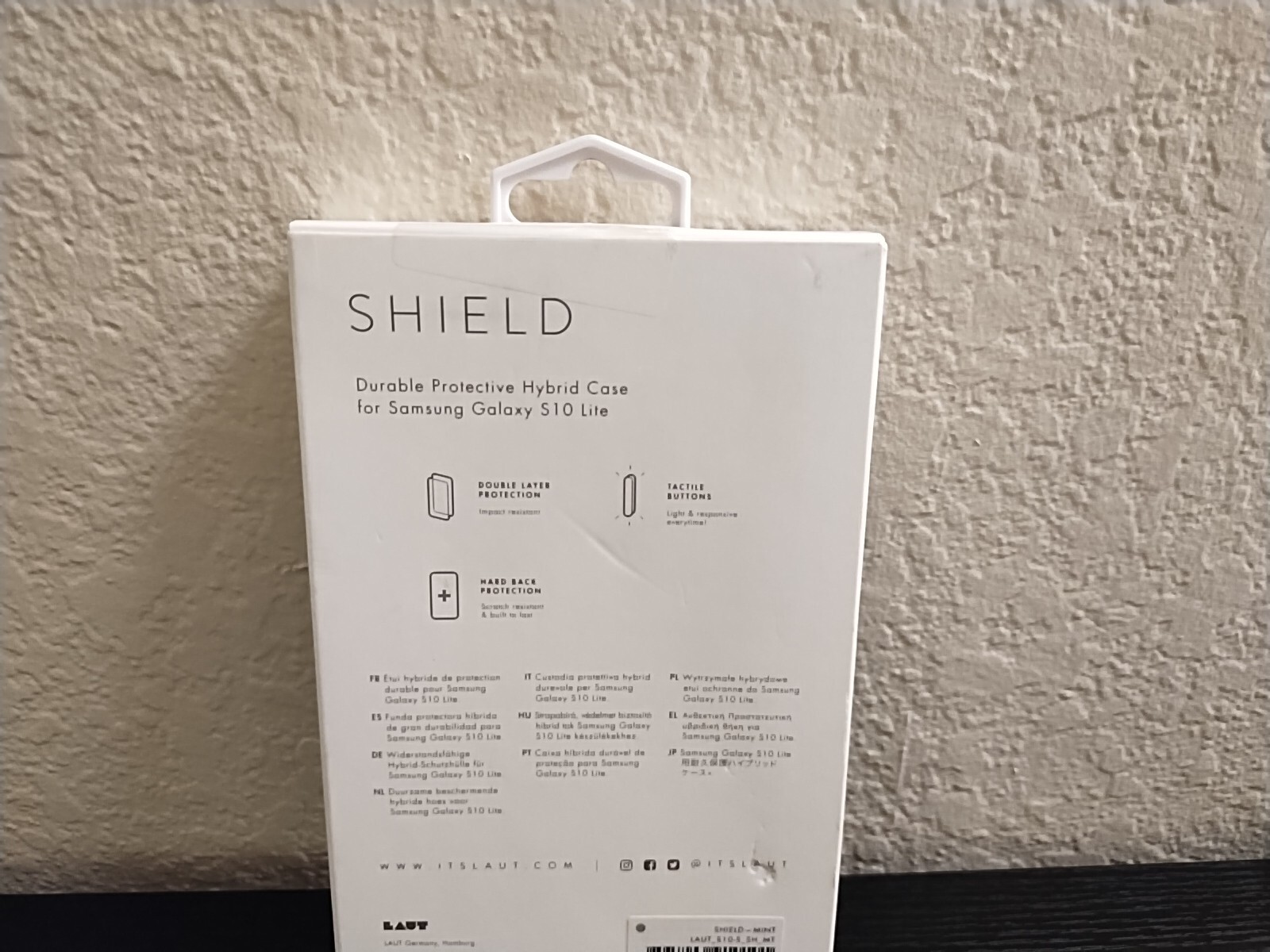 LAUT Samsung Galaxy S10 Lite Case – Mint Green . Shield.