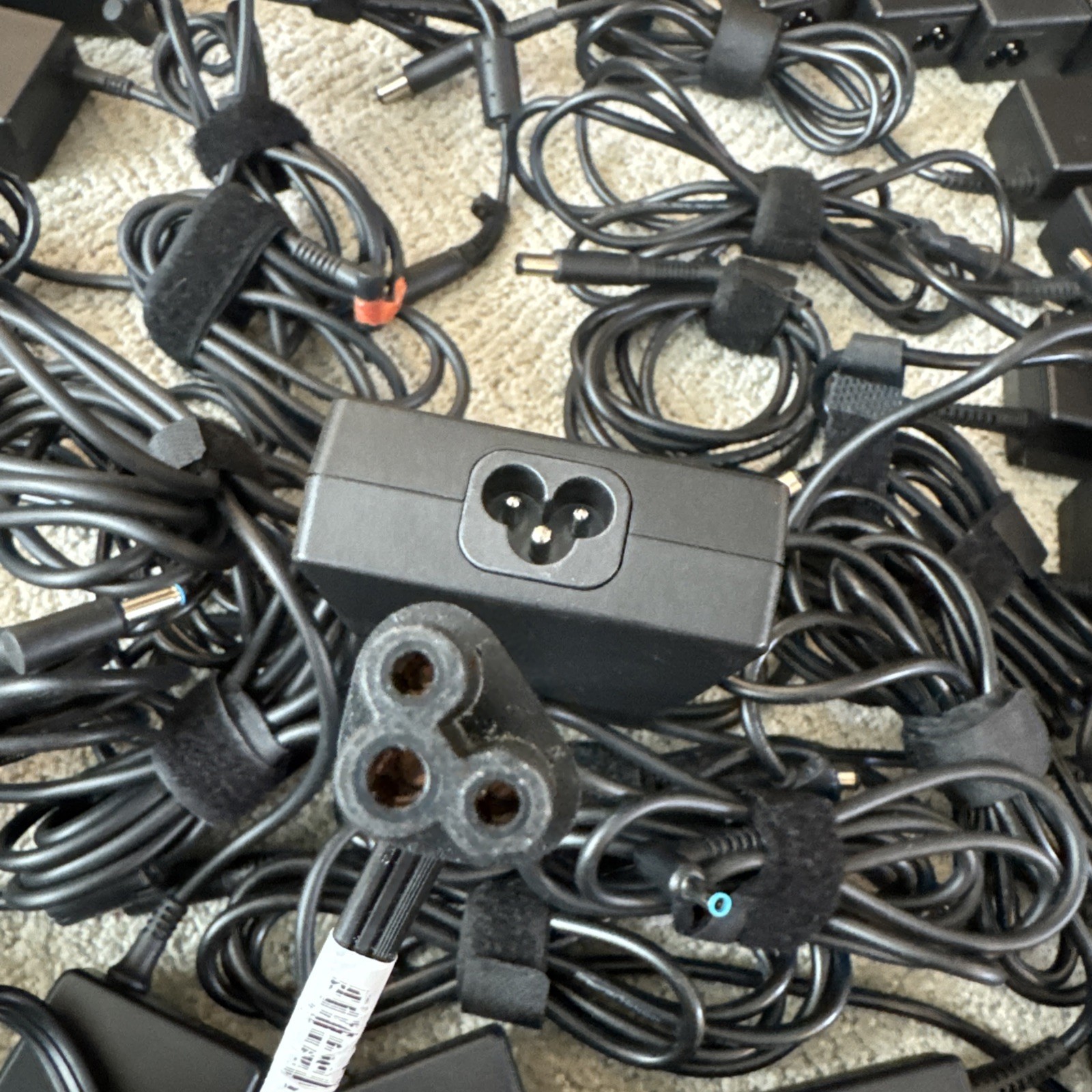 Lot of 39 HP AC Adapters. Multiple Models. Some Used Some New. Listing Untested