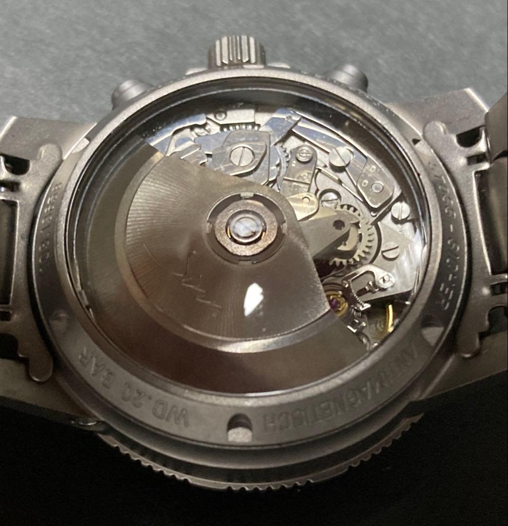 SINN Watch 103.TI.AR Titanium Black Dial Chronograph Sapphire Crystal w/Box