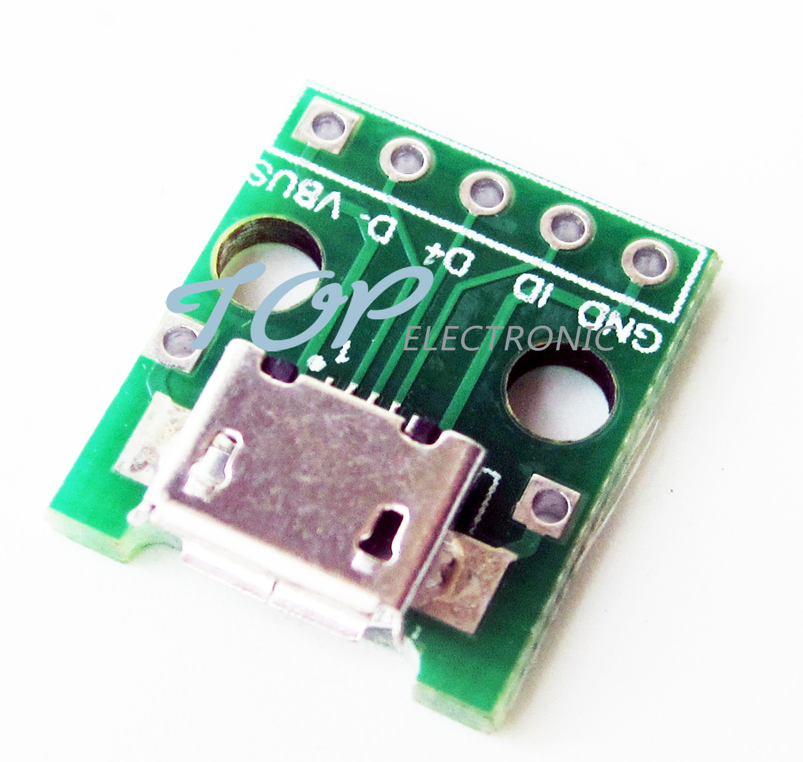 10pcs Female MICRO USB to DIP 5-Pin Pinboard 2.54mm micro USB type M93