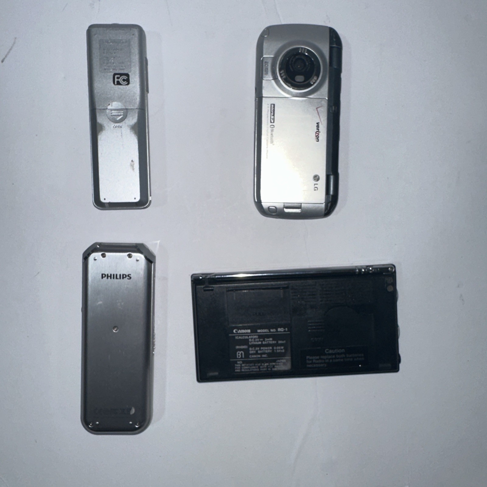 Electronics Lot Of 4Untested, Sony Lg,Philips Cannon