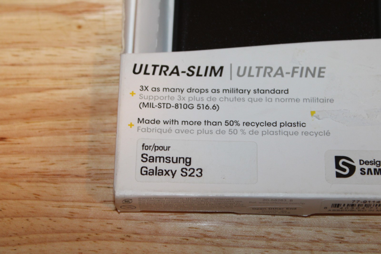OTTERBOX Samsung Galaxy S23 Symmetry Series Case – Black – New/ Sealed