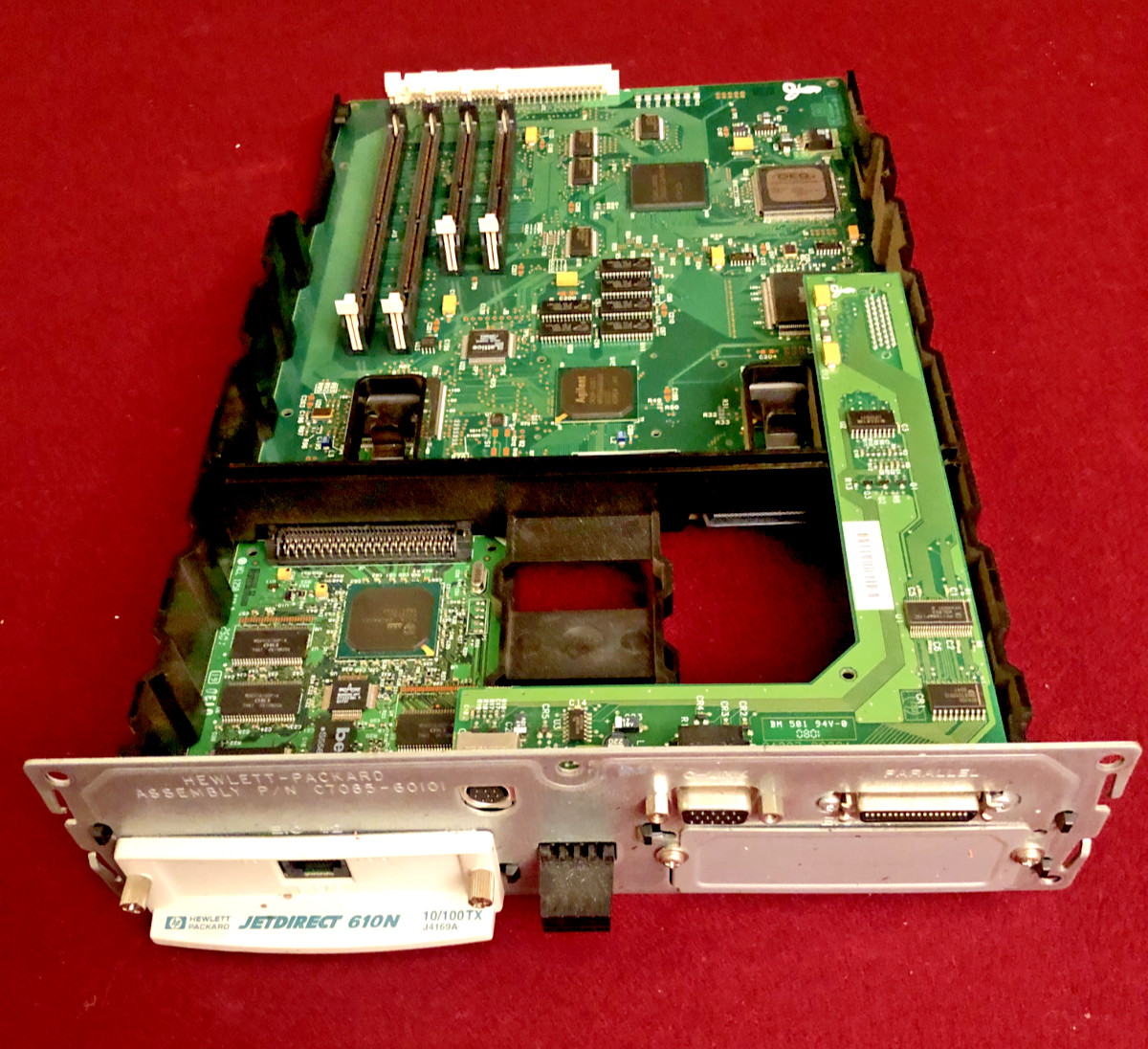 HP COLOR LASERJET PRINTER FORMATTER BOARD C4227-60001 C4207-60001 & JetDirect