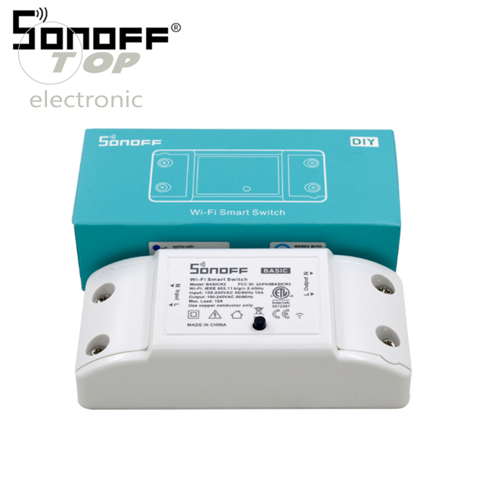DIY Wi-Fi Wireless Switch For Smart DIY WiWith ABS Shell Mobile APP Timer Socket