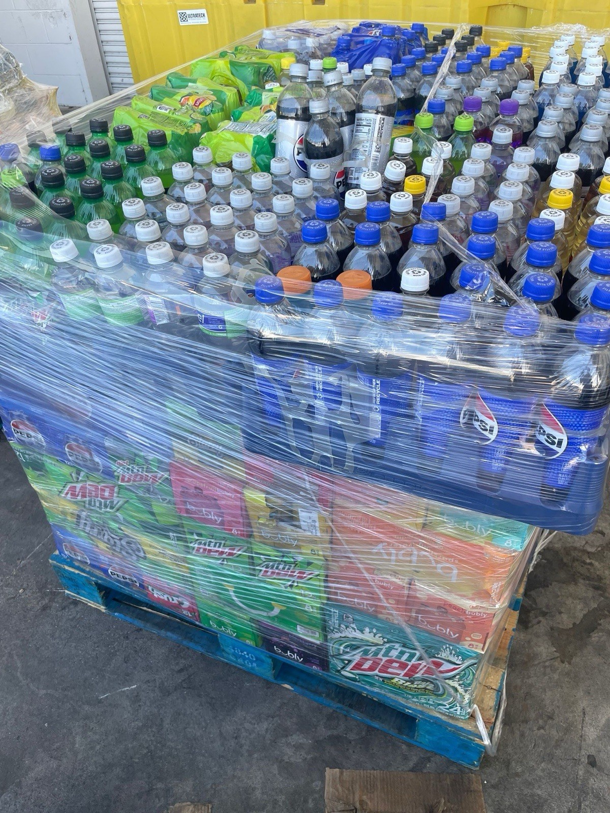 Beverage Soda Pallet Liquidation Mixed Lot Of Juice Soda Drinks In Date Not Exp