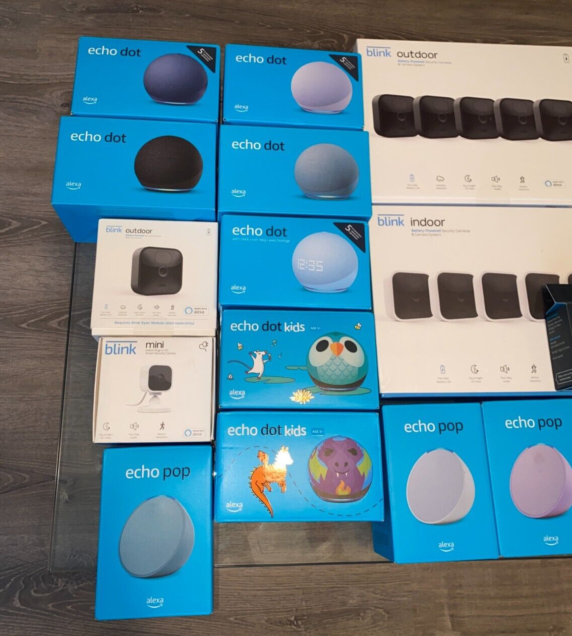 HUGE NEW Amazon Product Lot, Echo Dot, Fire TV Stick, Blink Cameras, Pop + More!