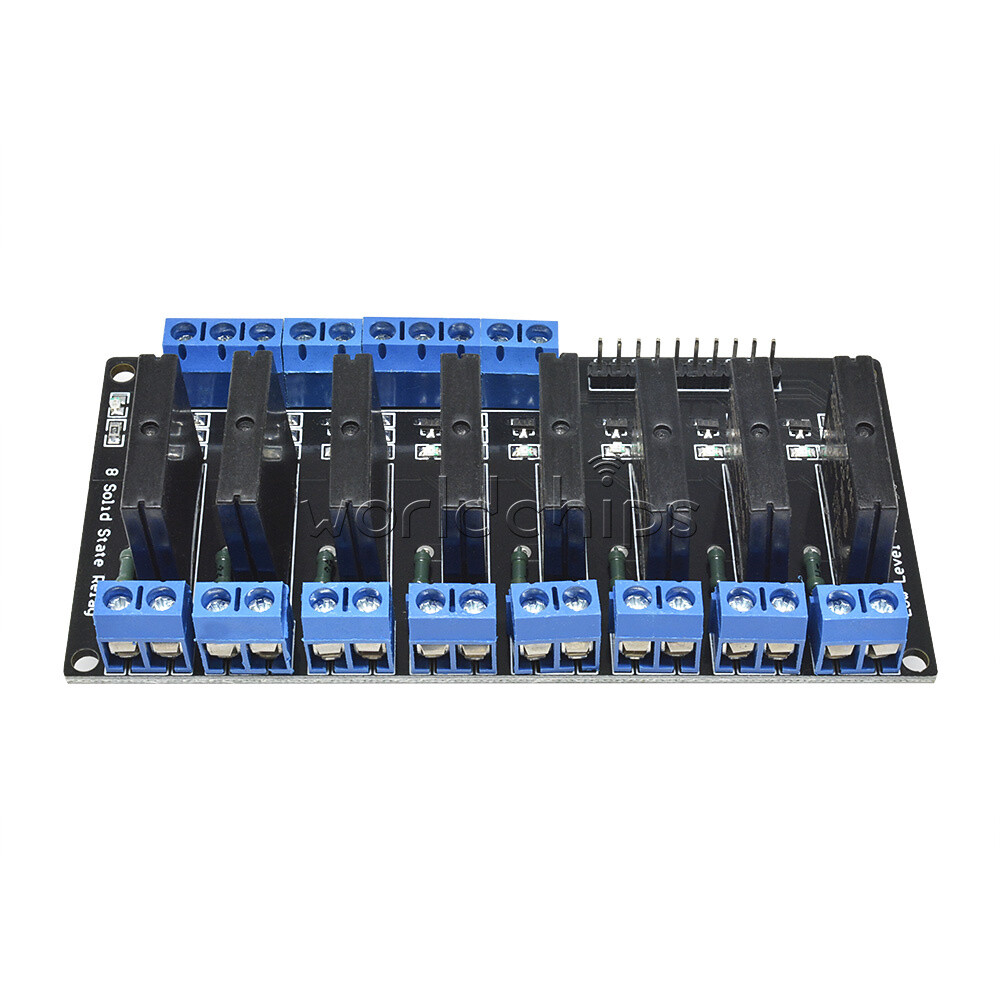 2A 250V 5V 8 Channel Low Level Trigger Arduino Solid State Relay Module + Fuse