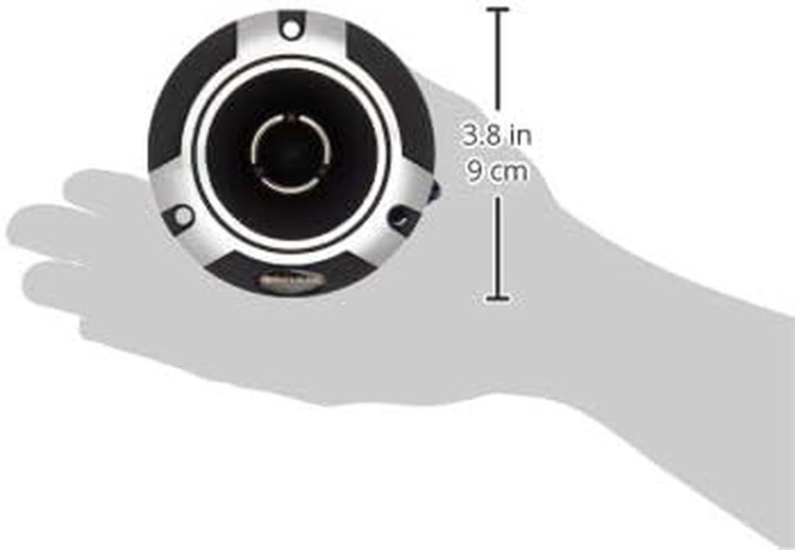 RT5 Aluminum Tweeter Pair, 2.8″, 120W, 4 Ohms, Titanium Diaphragm, Kapton Voice