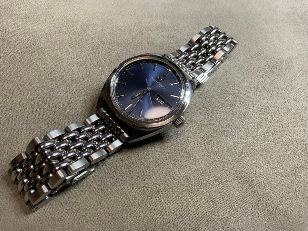 IWC Schaffhausen Electronic 2231A SS Original Dial Blue Automatic(Cal.150) Rare