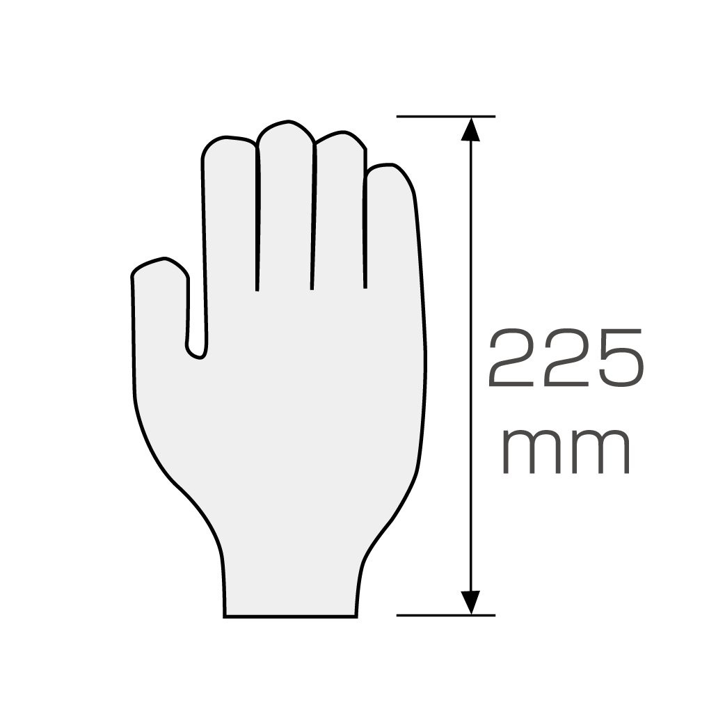 HOZAN ESD Gloves, Anti-Static, 10 Pairs, Size L, F-67-L