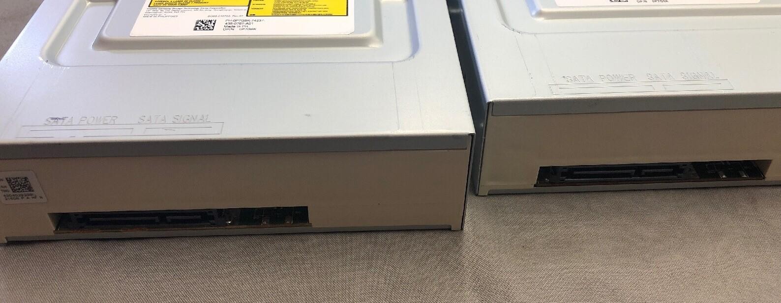 (2) TOSHIBA SAMSUNG SH-216DB/DEBHF MULTI DVD-RW DRIVE 0P7G5K
