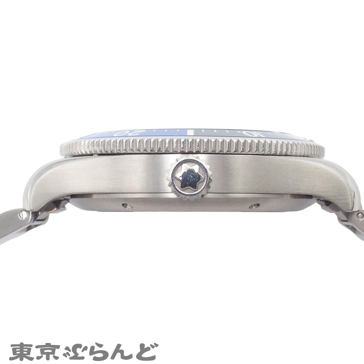 MONTBLANC Watch 1858 Ice Sea Automatic Date Blue Stainless Steel Men’s