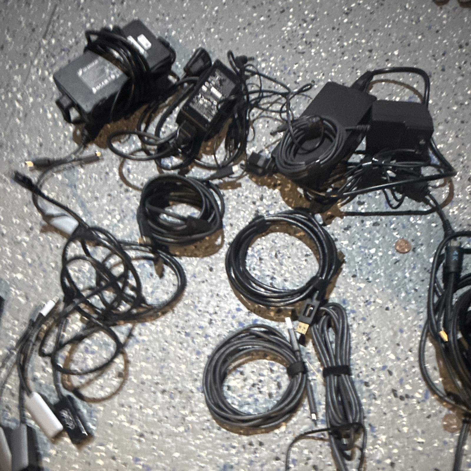 Mixed Lot Assorted Cables & Power Adapters/Chargers – Various Types