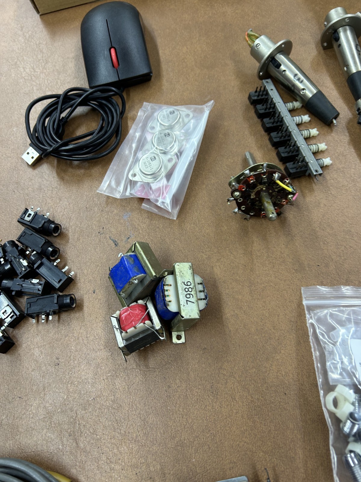 Misc. Electronic parts and test equipment
