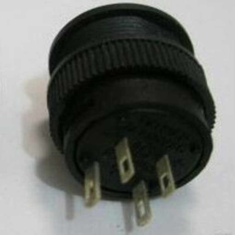 2pcs Push to Make Locking Amber 3v Led Off/On 110v-250v AC/DC Universal Switch