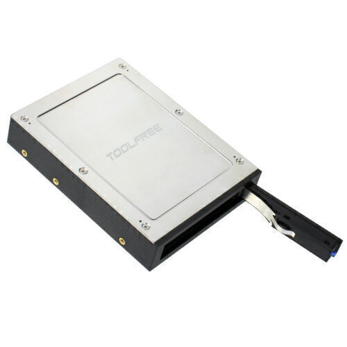 SATA III Tray-Less Mobile Rack 2.5″ Internal Floppy Bay for HDD SSD Hard Drive