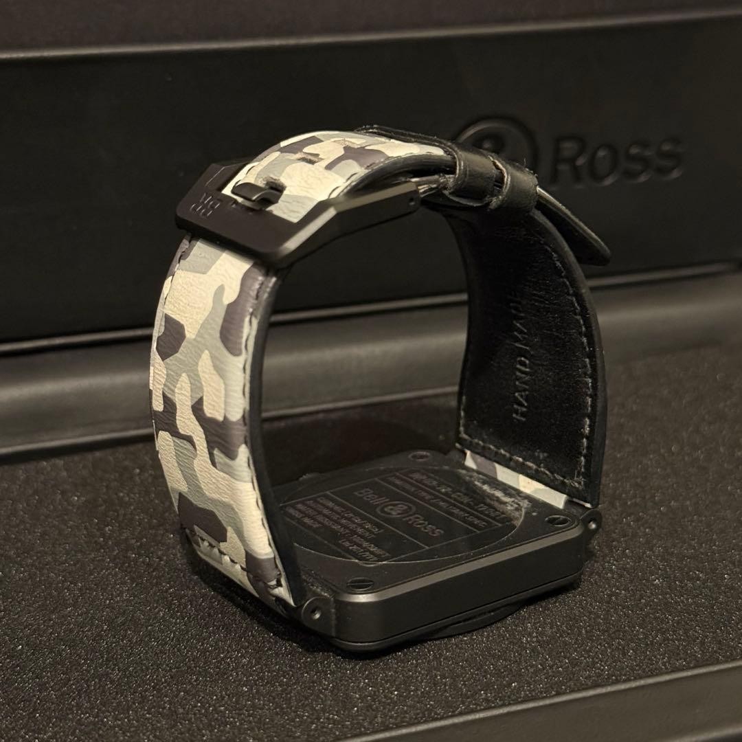 Bell & Ross BR03-92 Black Camo Automatic Watch Ceramic Dial Date Limited