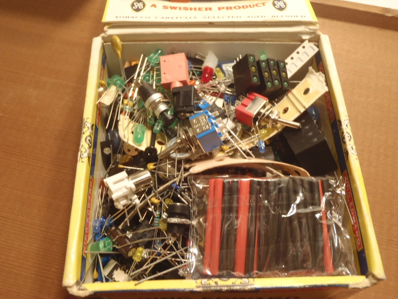 ONE POUND MISC. ELECTRONICS AND HARDWARE AS PICTURED