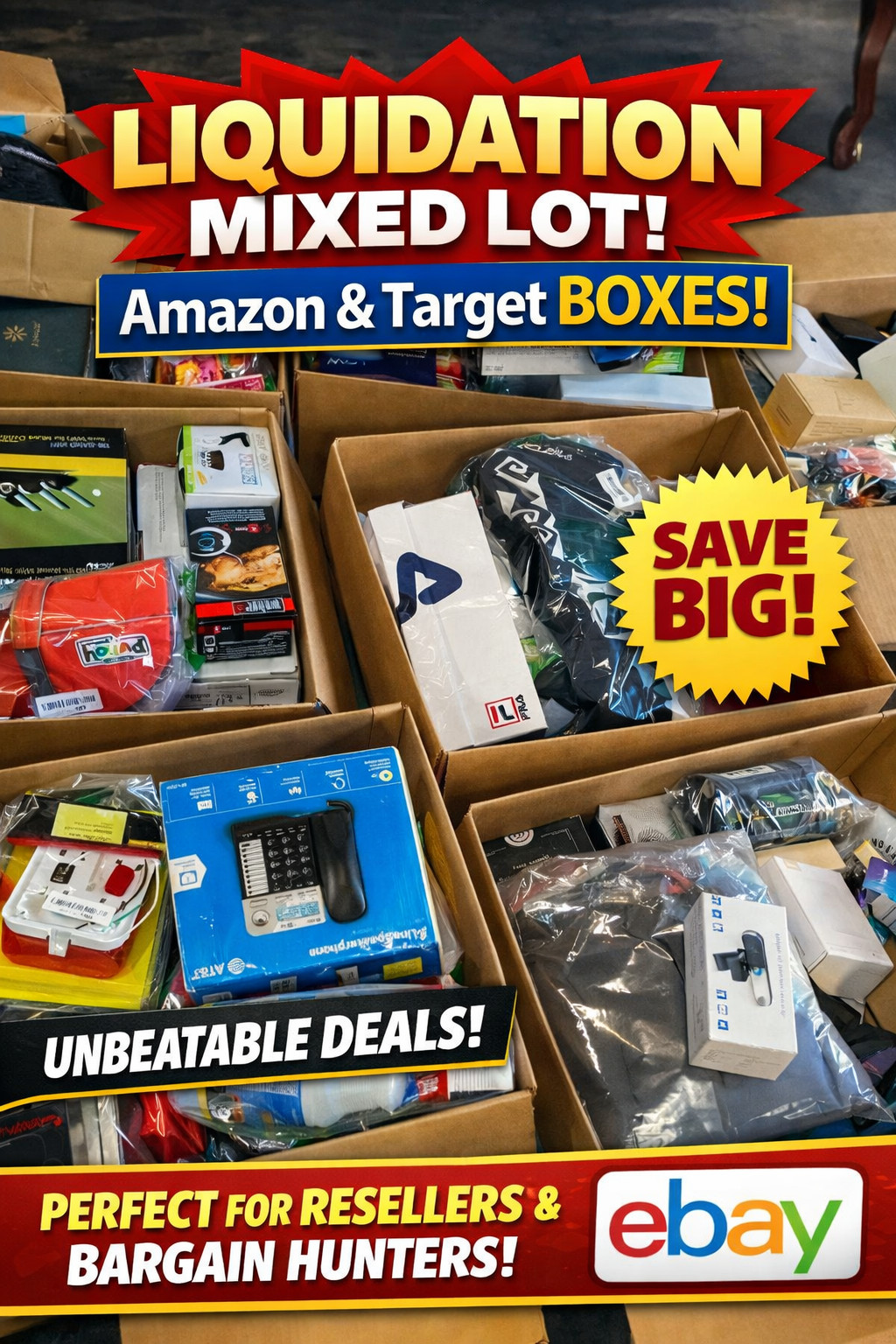 Household Goods Wholesale Lot Amazon Overstock Assorted Everyday Pack